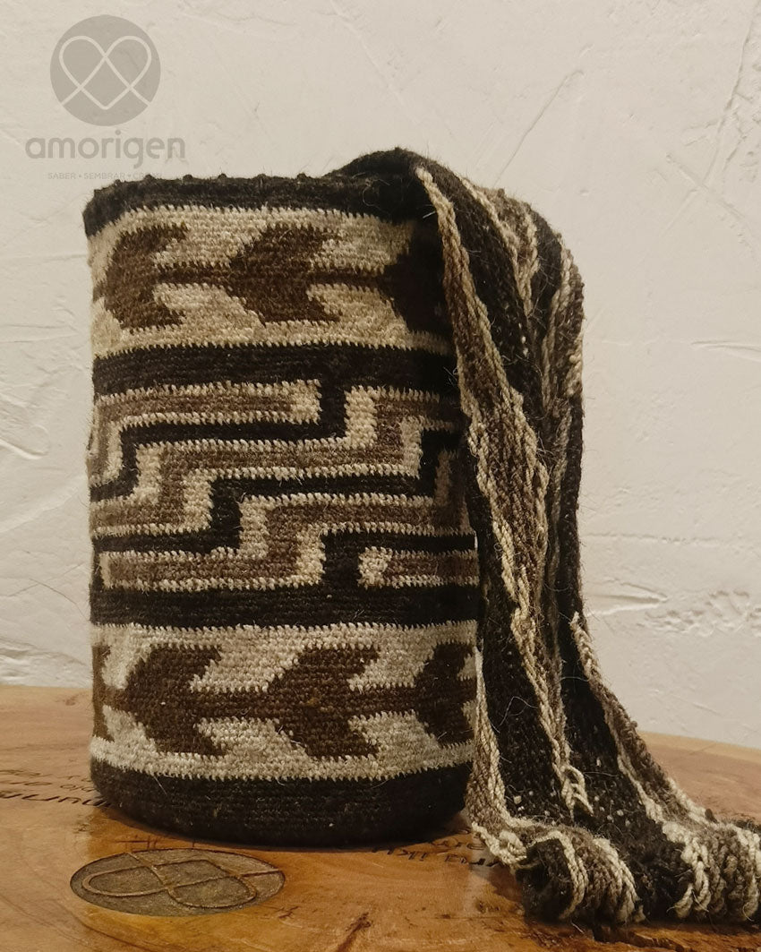 MOCHILA ARHUACA MEDIANA- PENSAMIENTO HOMBRE