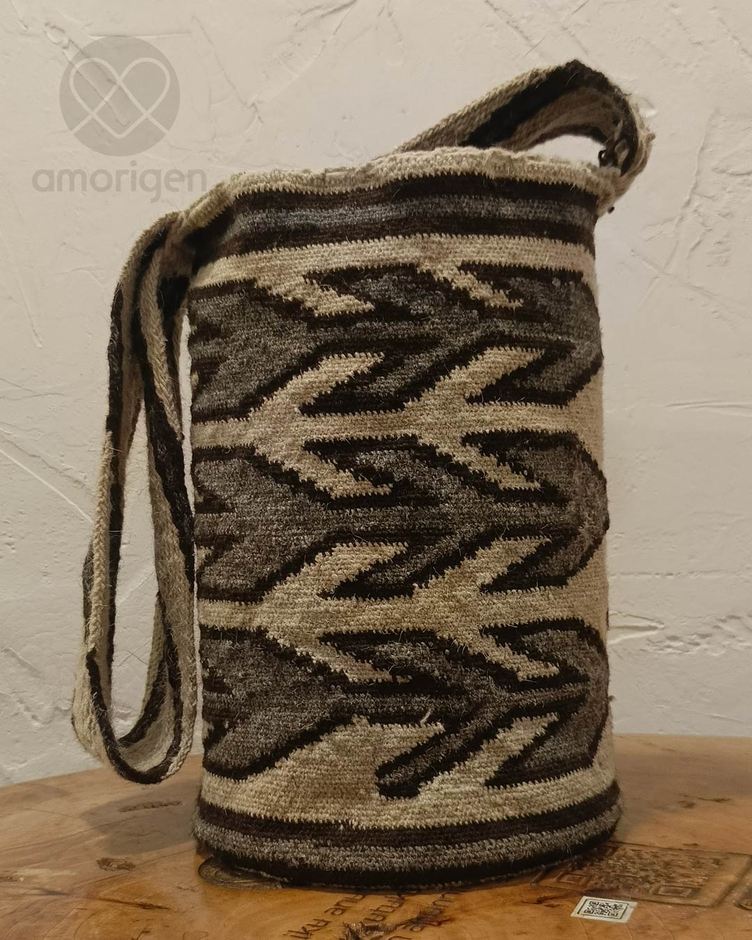 MOCHILA ARHUACA GRANDE - HOJAS DE ARBOL