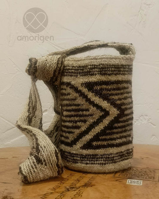 MOCHILA ARHUACA PEQUEÑA - COSTILLA