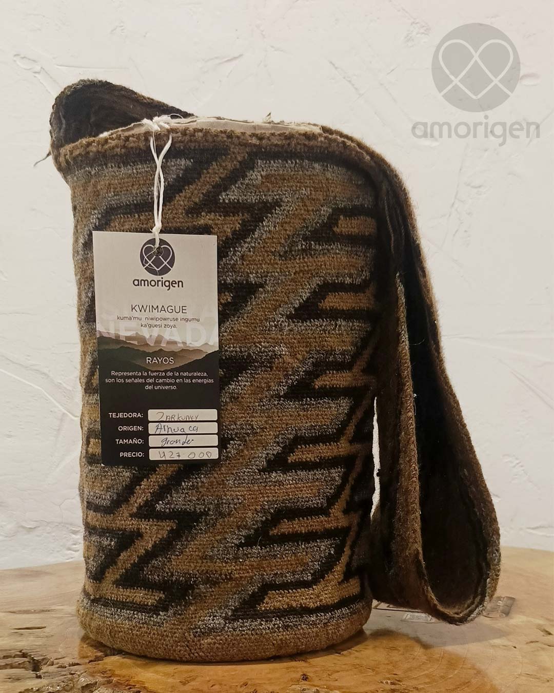 MOCHILA ARHUACA GRANDE- RAYOS