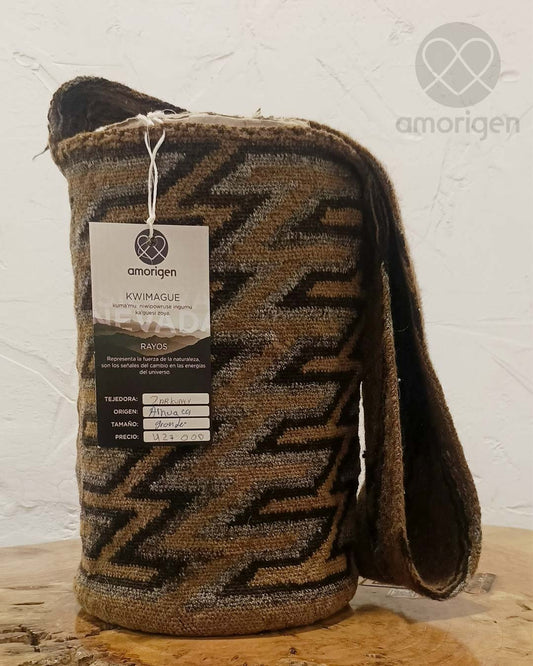 MOCHILA ARHUACA GRANDE- RAYOS